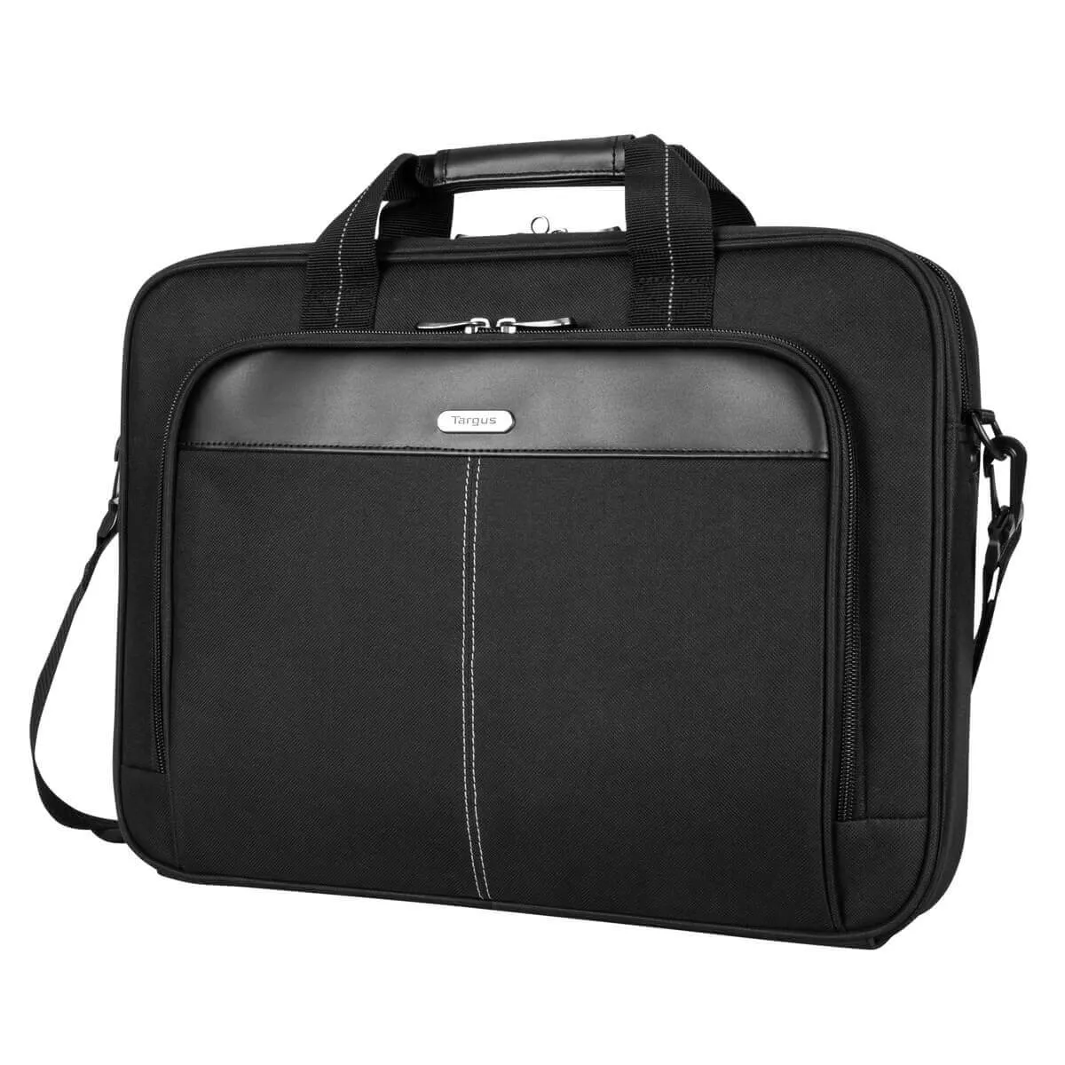 15.6" Classic Slim Briefcase - Black