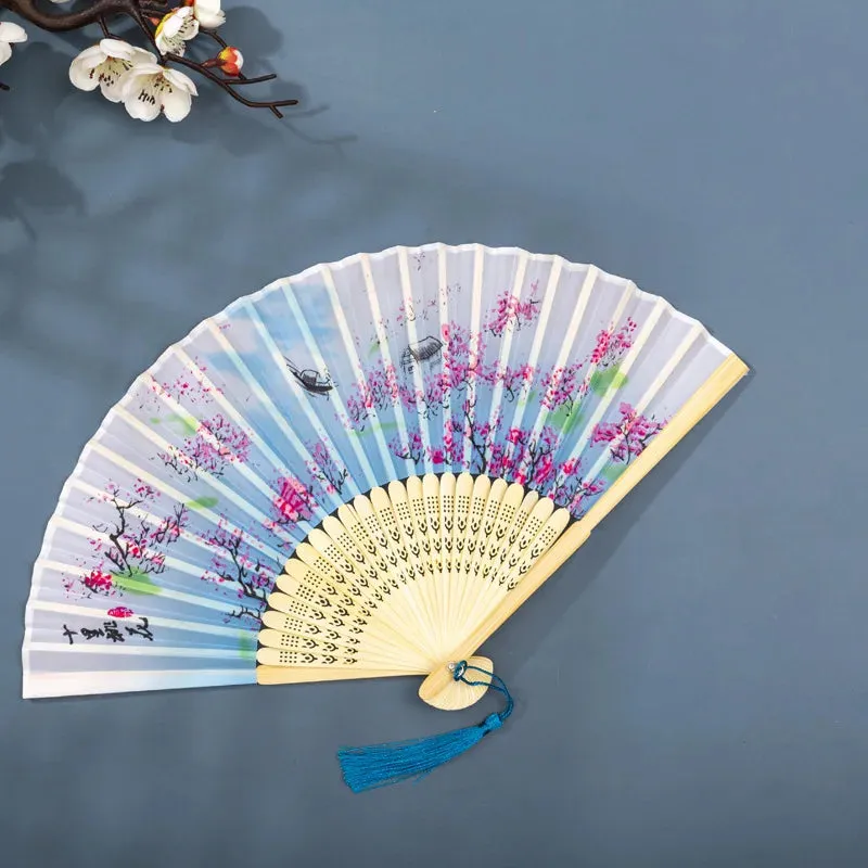 1PC Pretty Sakura Han Summer Foldable Handheld Fan