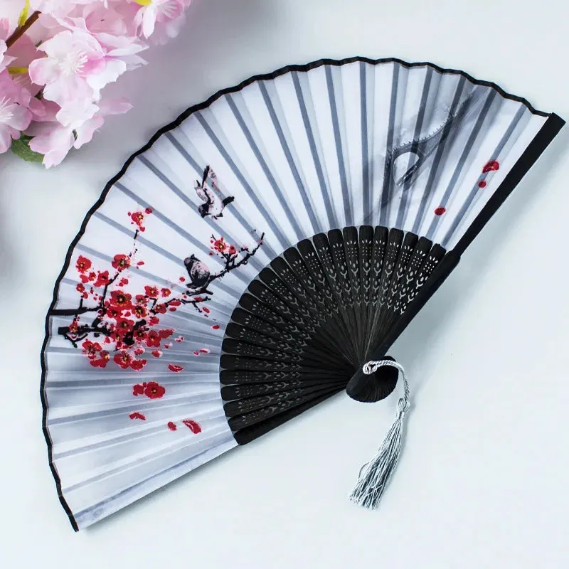 1PC Pretty Sakura Han Summer Foldable Handheld Fan