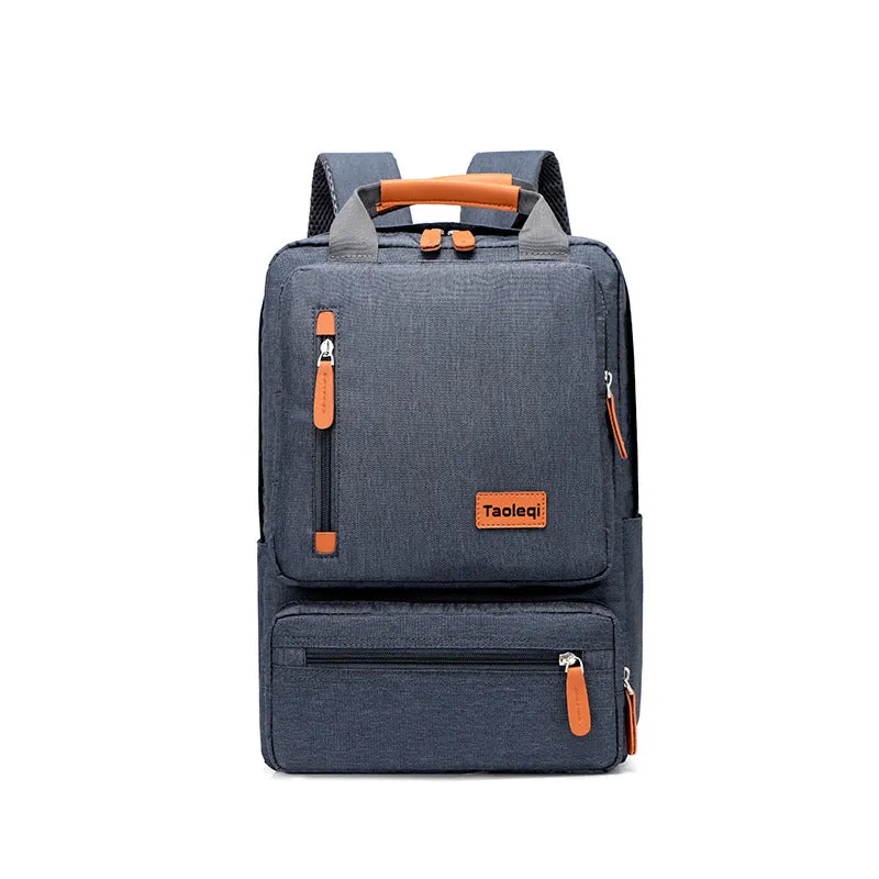 20L Anti-theft Waterproof Laptop Backpack with Pull-up Handle, Suitable for Men's Business and Leisure Travel