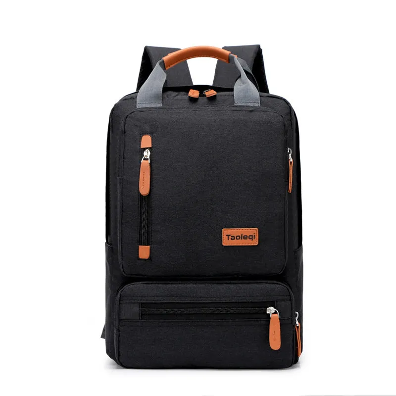 20L Anti-theft Waterproof Laptop Backpack with Pull-up Handle, Suitable for Men's Business and Leisure Travel