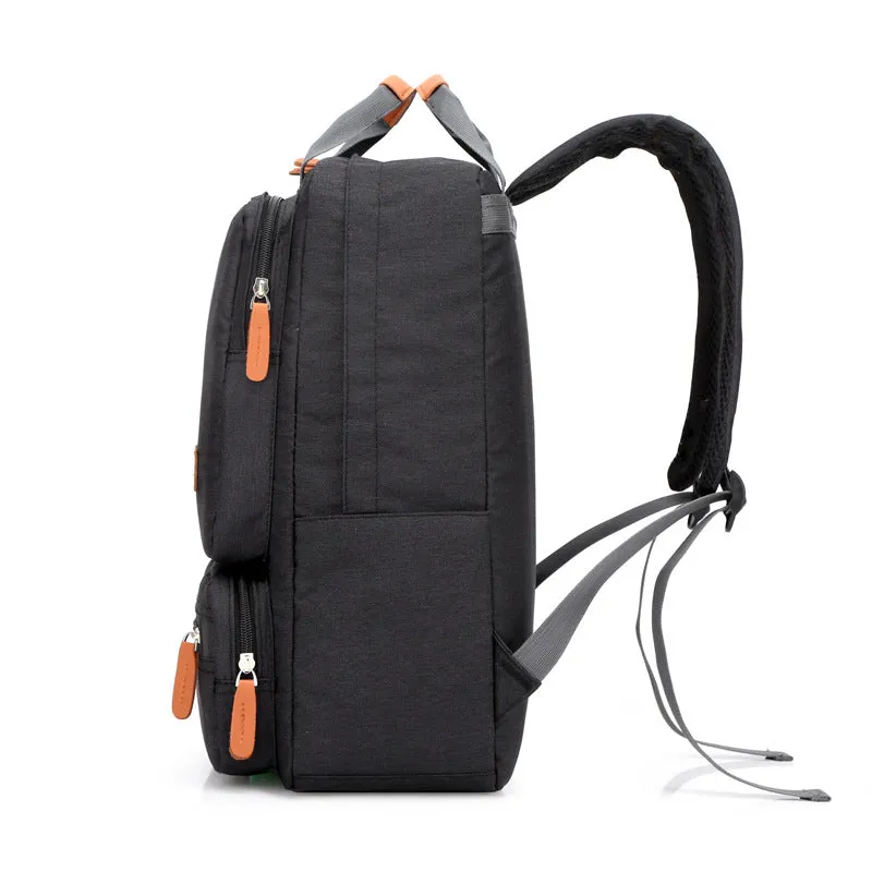 20L Anti-theft Waterproof Laptop Backpack with Pull-up Handle, Suitable for Men's Business and Leisure Travel