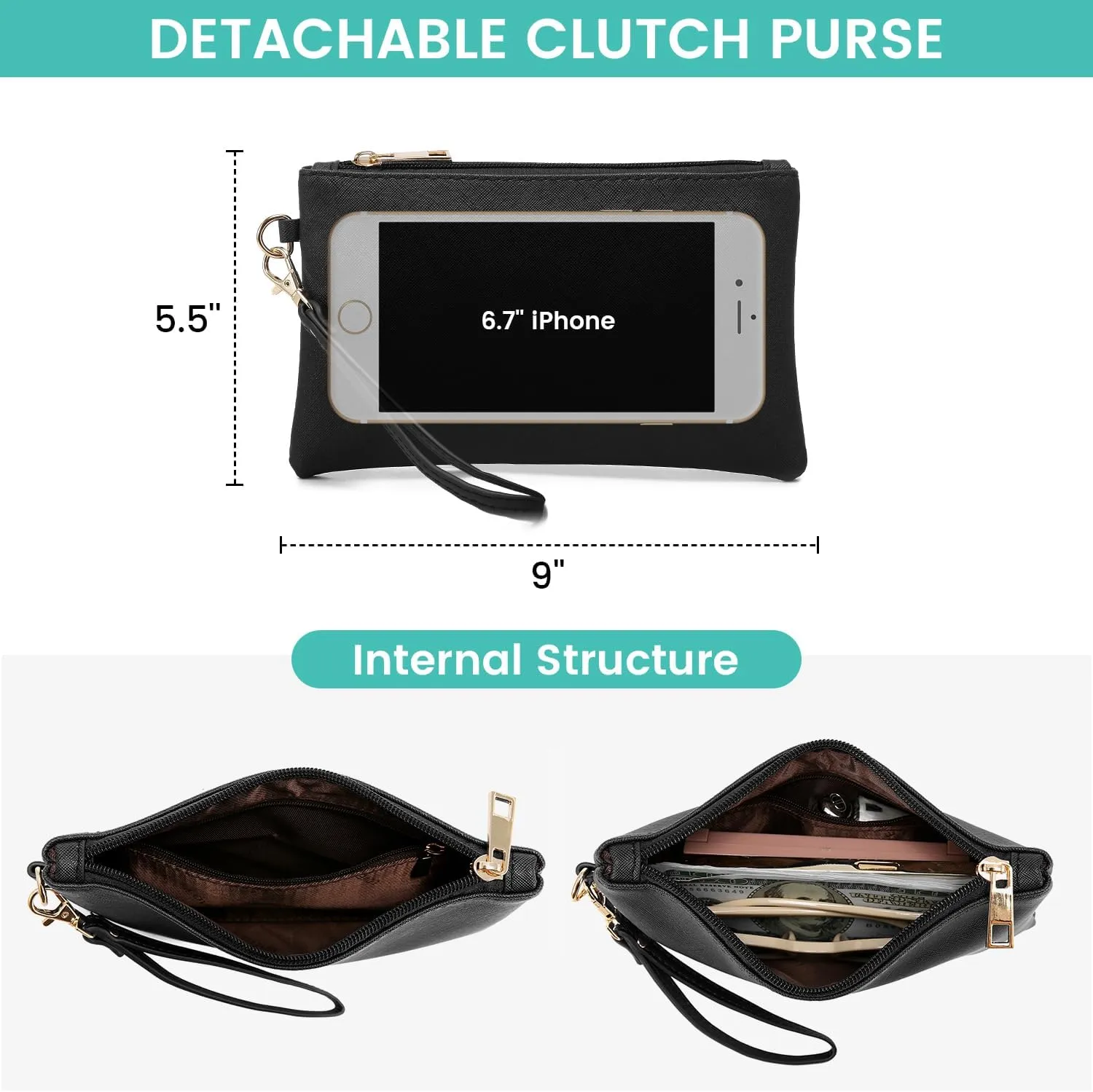 2Pcs Laptop Shoulder Bag, 15.6"