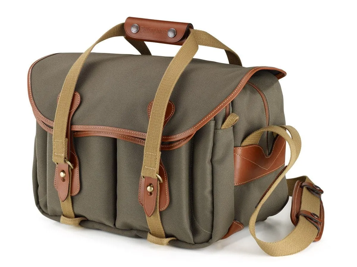 335 Camera Bag - Sage FibreNyte / Tan Leather