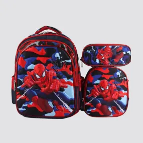 3610 Spiderman 3-Piece Backpack / Trolley Set