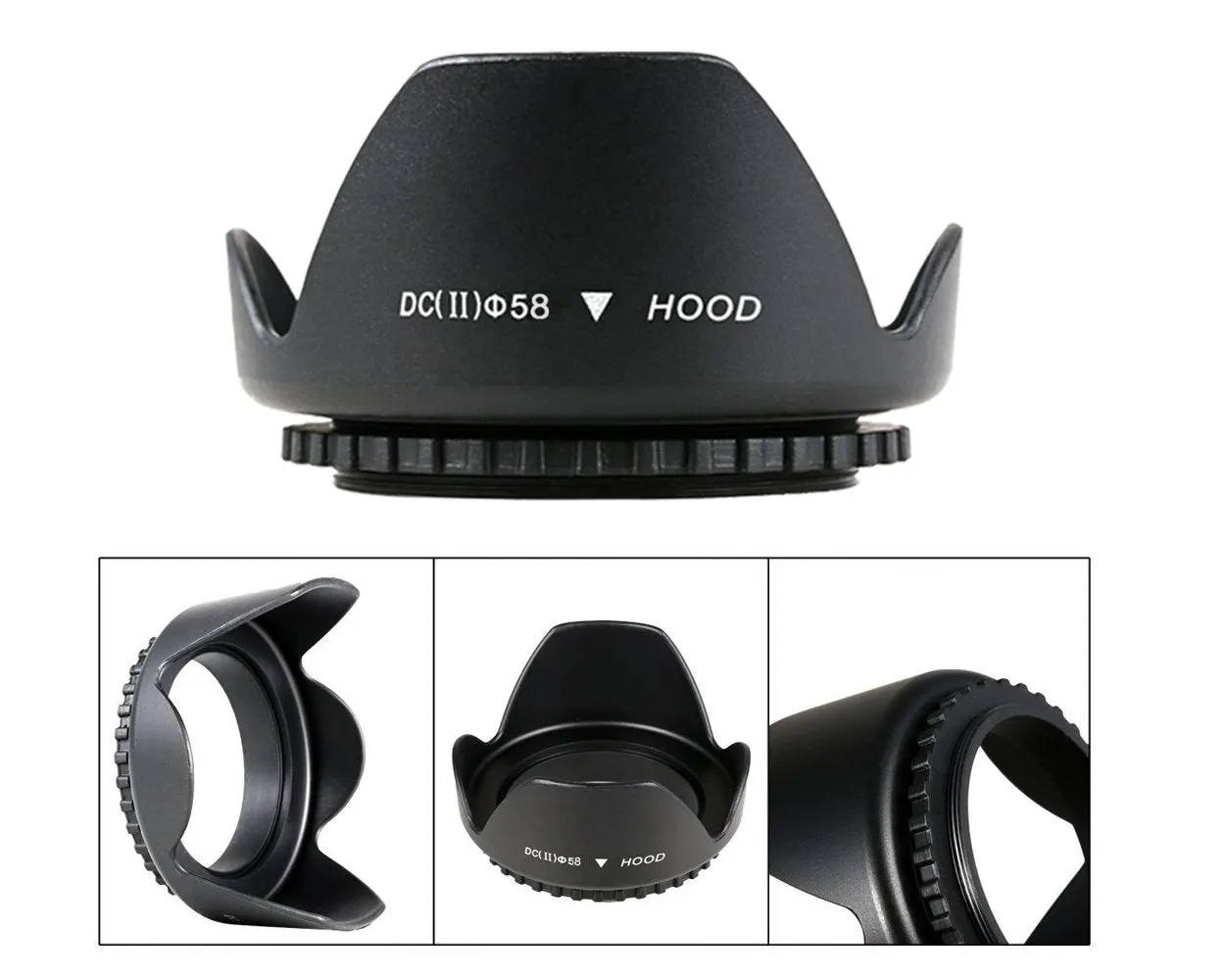 58mm Lens Filter Set with Carrying Case for DSLR Camera Lens