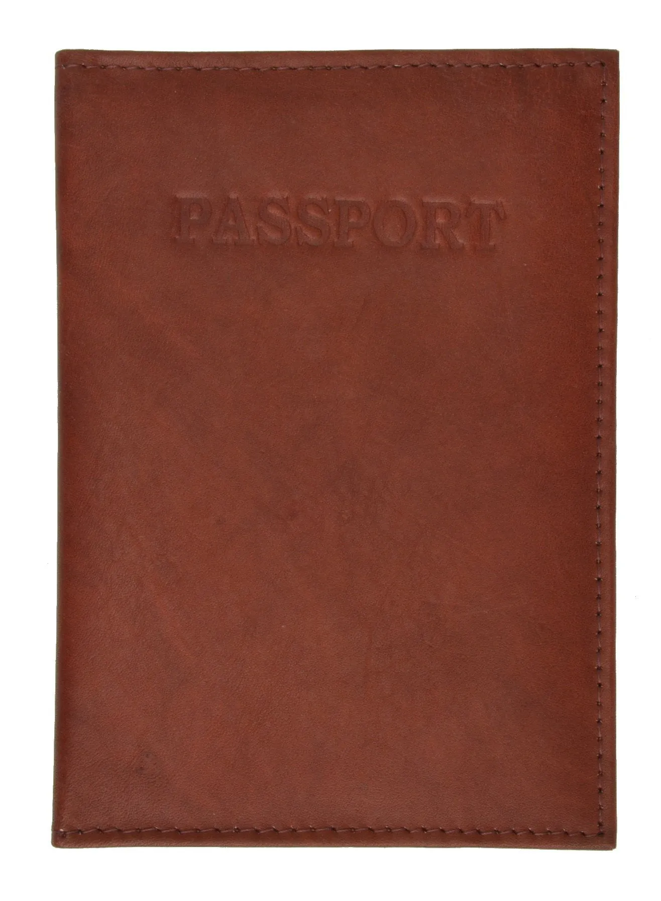 601CF BLIND/Leather Passport wallet with Card holder