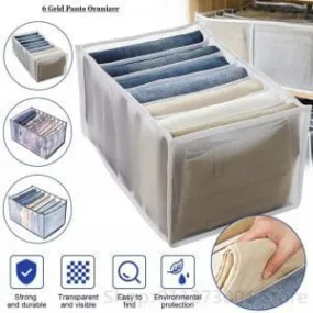 7 Grids Washable Wardrobe Clothes Organizer