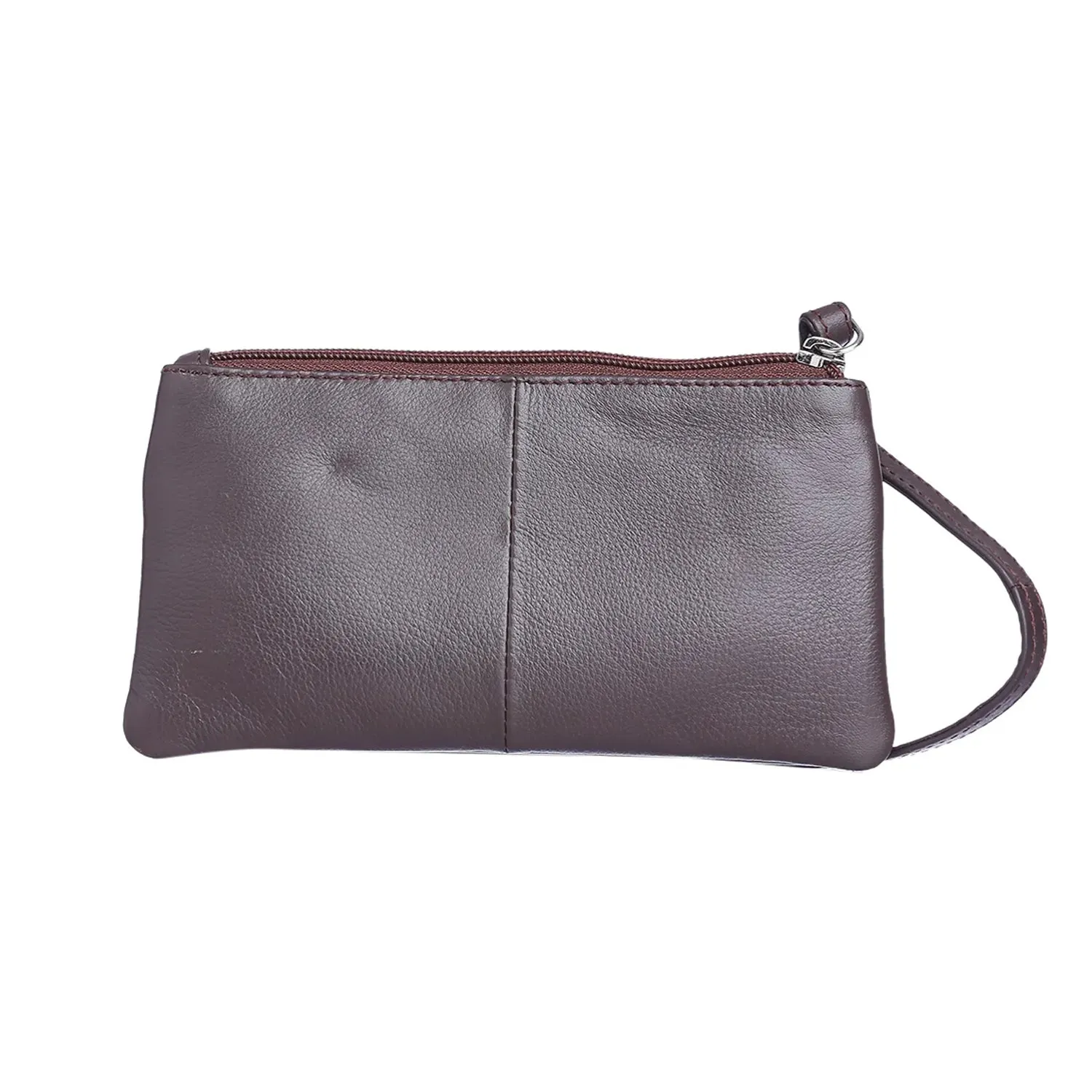 7027 Black Leather Hand Pouch