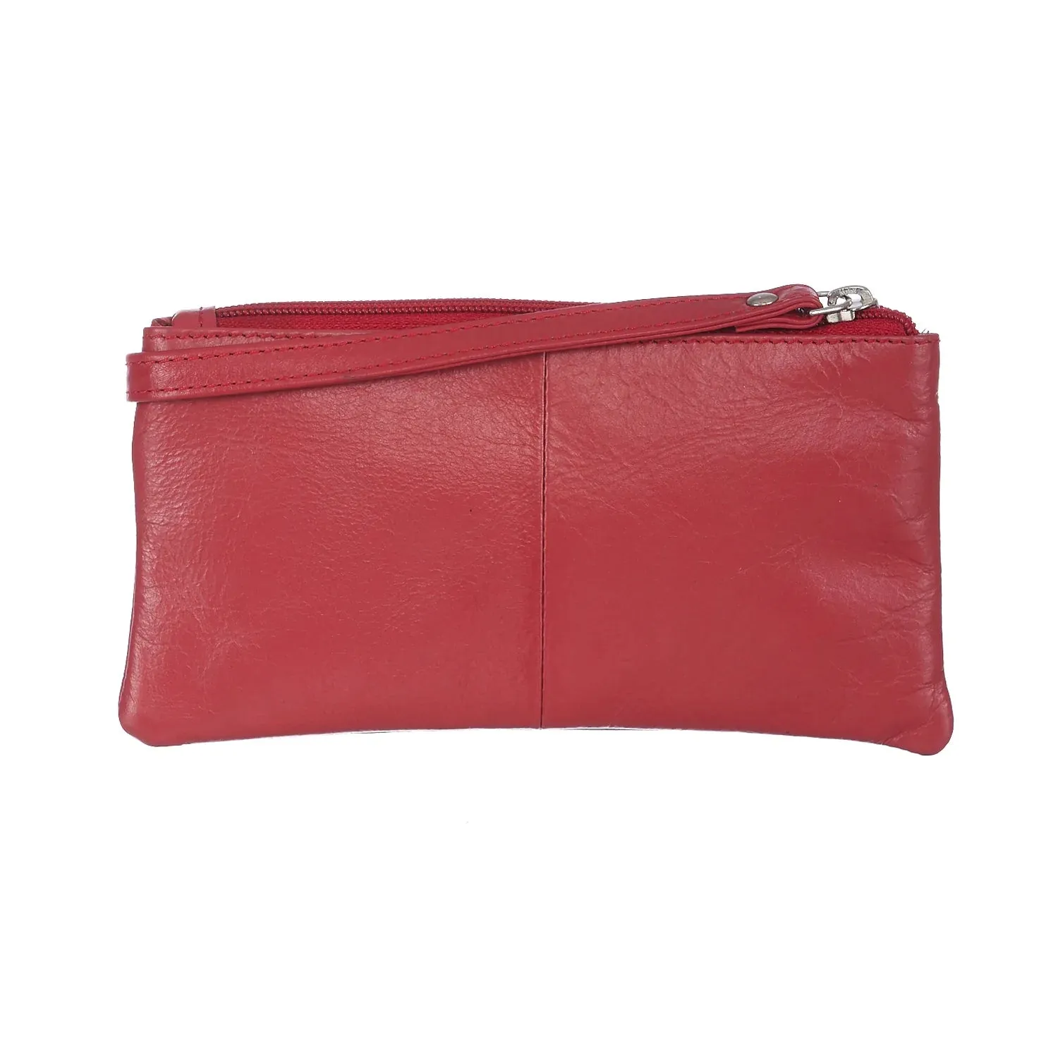 7027 Black Leather Hand Pouch