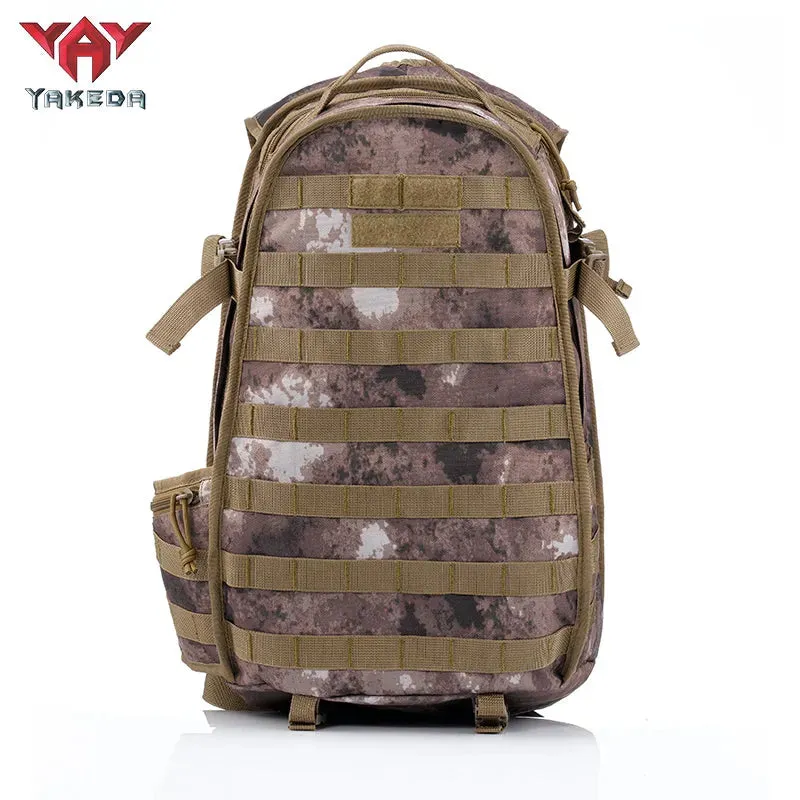 A88043 YAKEDA 55L Large Capacity Outdoor Sports Basketball Waterproof Camouflage Backpack Mountain Bag