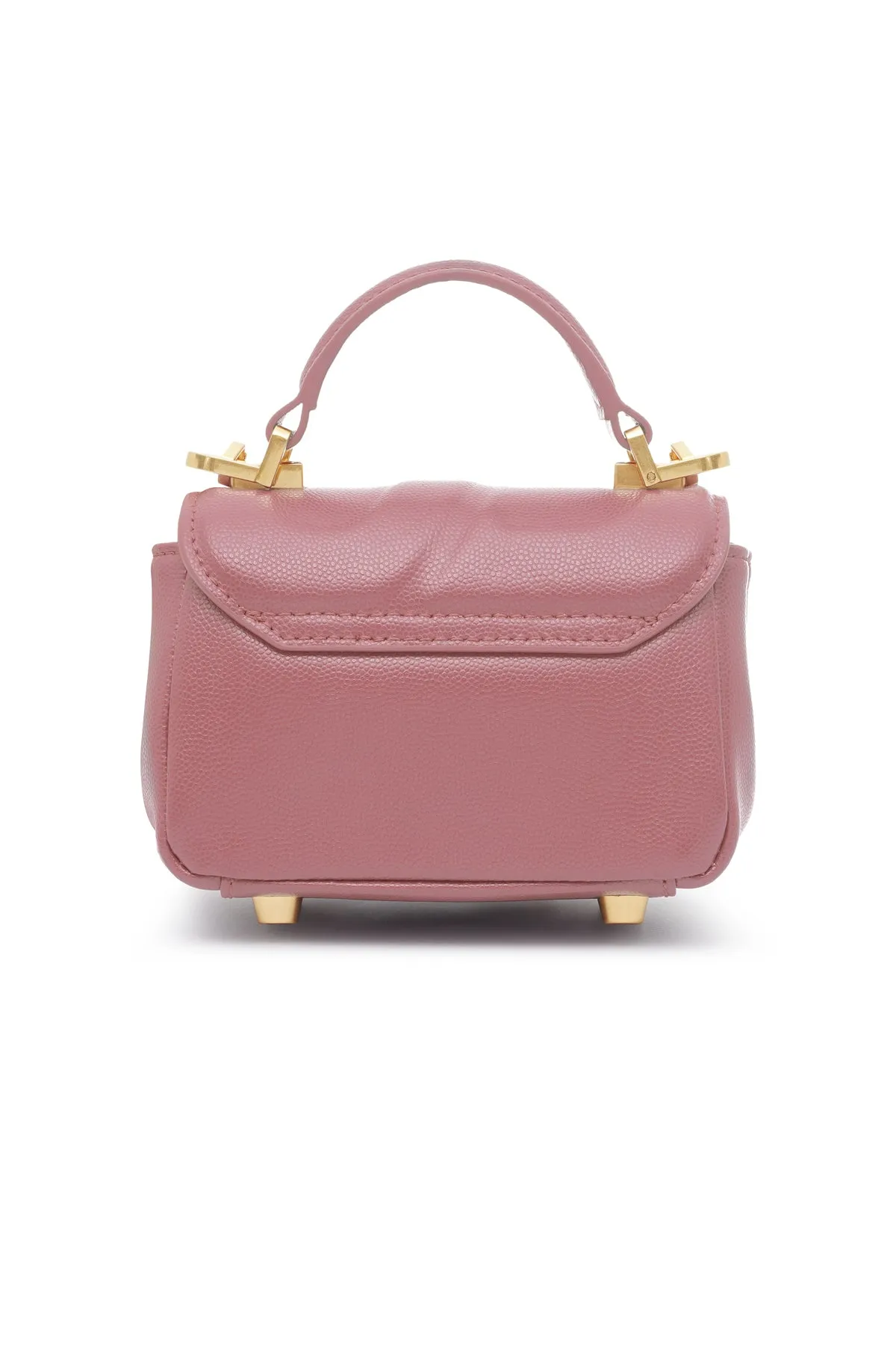 Alma Leather Micro Bag - Pink