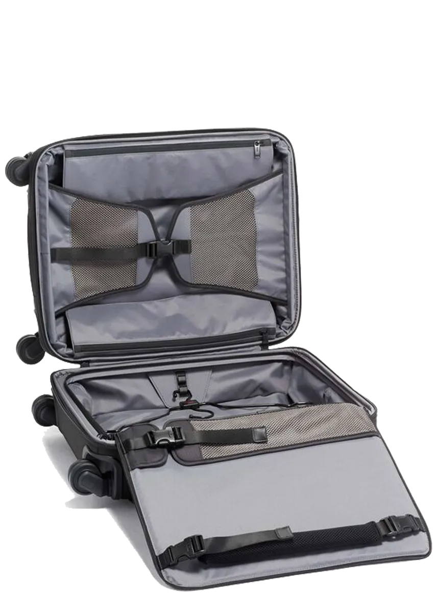 Alpha 3 Continental Expandable 4 Wheeled Carry-On - Black