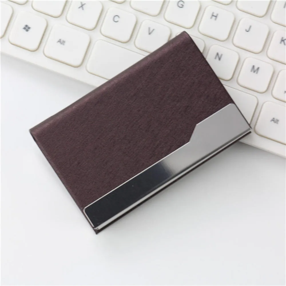 Aluminum Storage Box Business ID Credit Card Holder Mini Suitcase Bank Card Box Holder