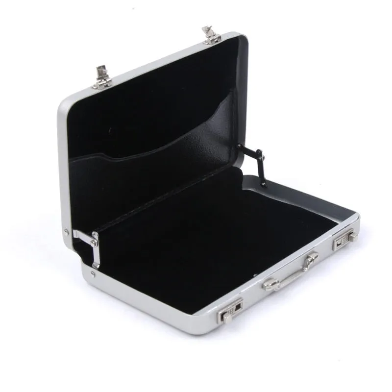 Aluminum Storage Box Business ID Credit Card Holder Mini Suitcase Bank Card Box Holder