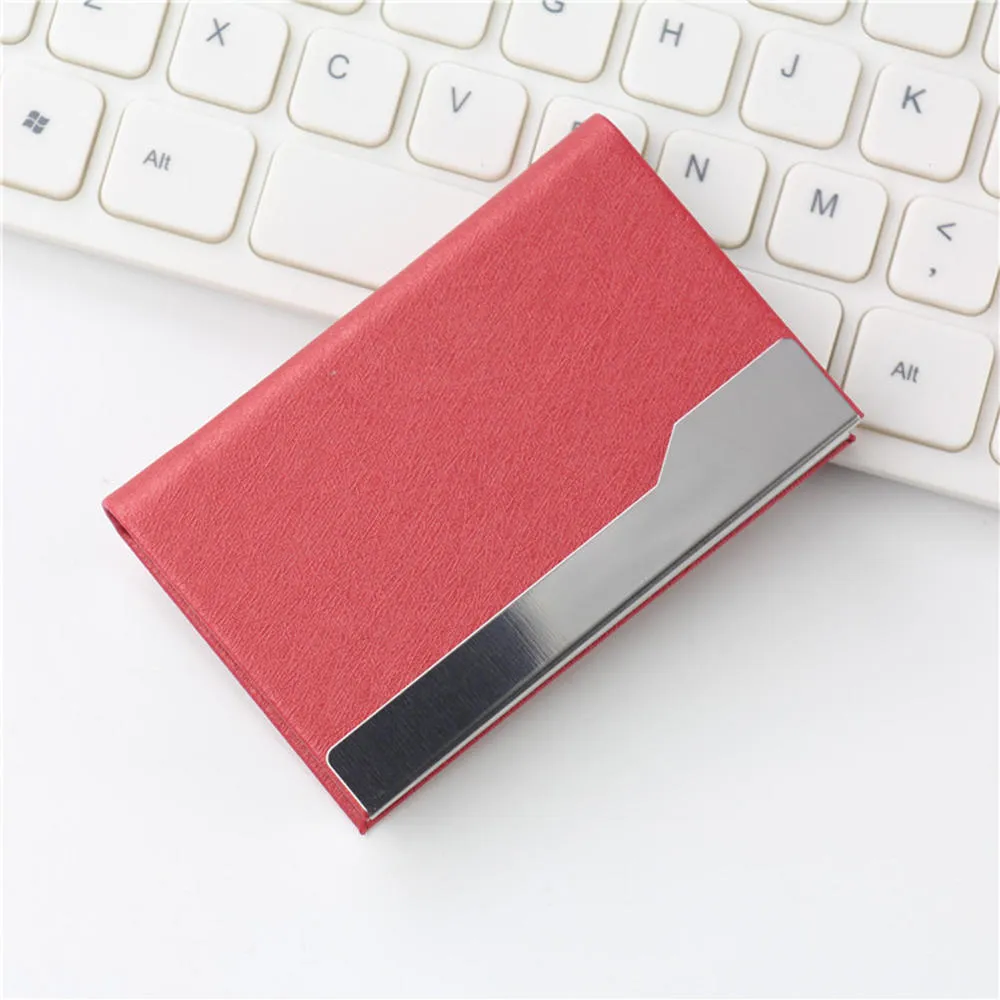 Aluminum Storage Box Business ID Credit Card Holder Mini Suitcase Bank Card Box Holder