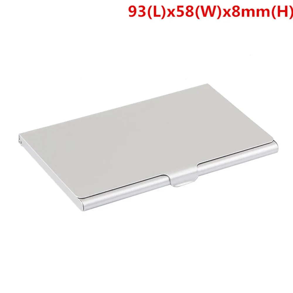 Aluminum Storage Box Business ID Credit Card Holder Mini Suitcase Bank Card Box Holder