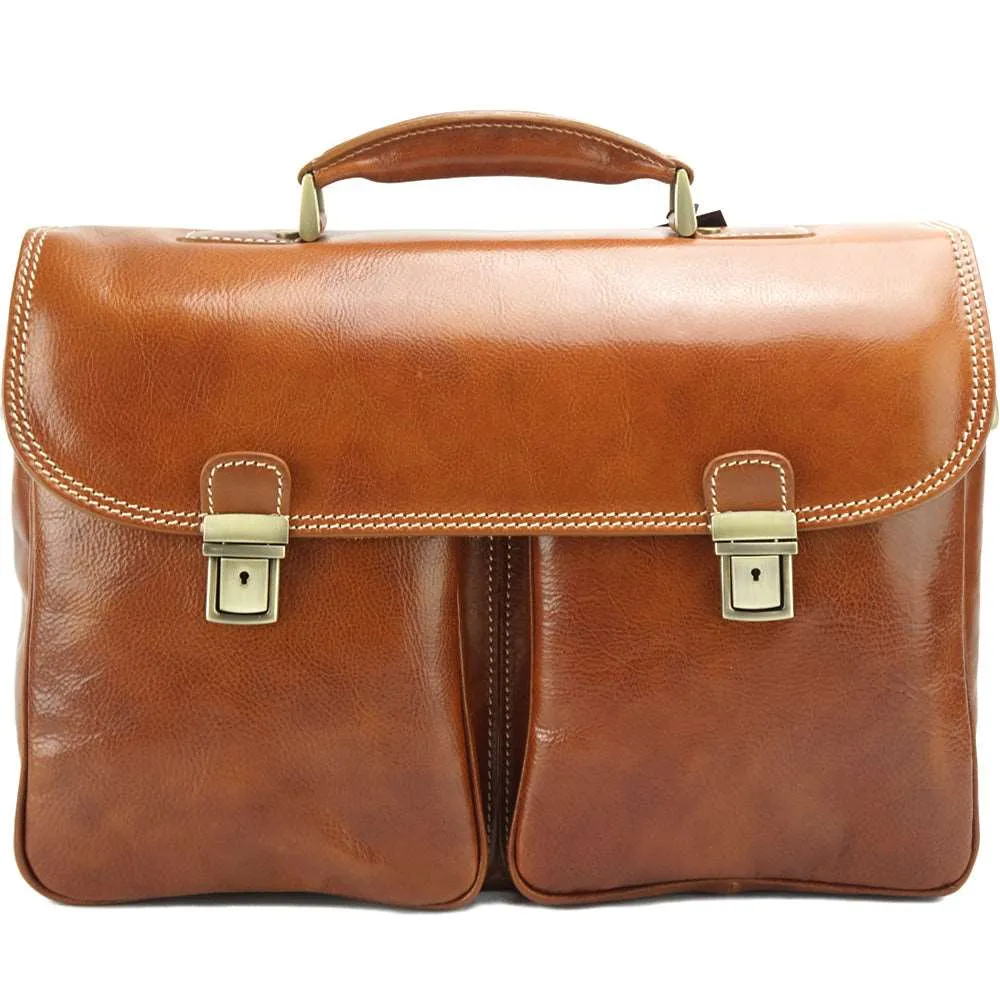 Andrea Leather Business briefcase