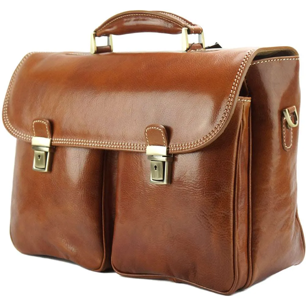 Andrea Leather Business briefcase