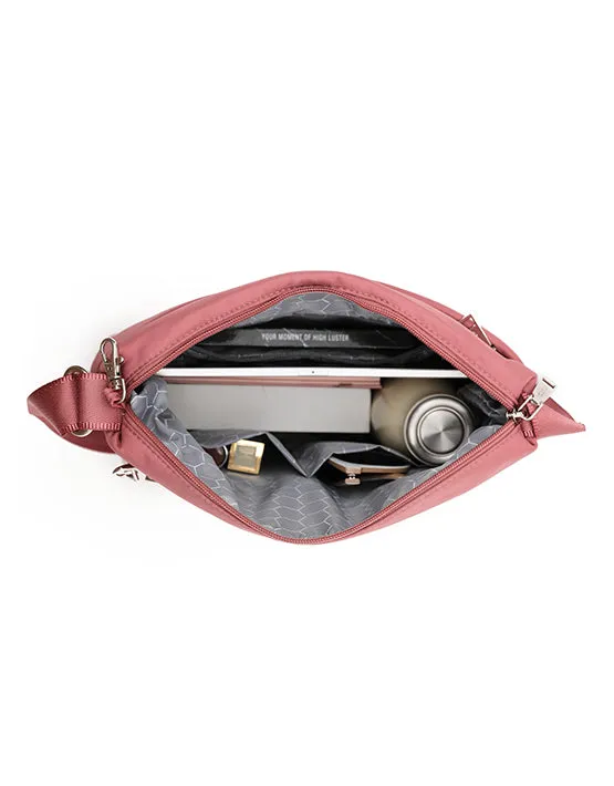 ANTI-THEFT SHOULDER BAG TCA 956 (Coral)