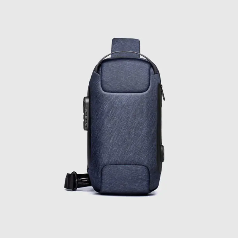 Anti-Theft Waterproof USB Oxford Crossbody Sling Messenger Backpack