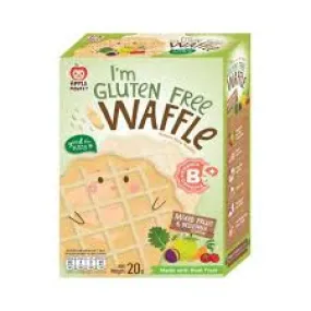 Apple Monkey Gluten Free Brown Rice Waffle 8m 