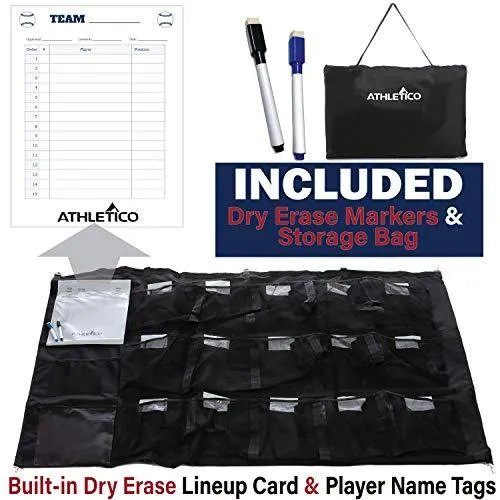 Athletico 15 Player Baseball Dugout Organizer