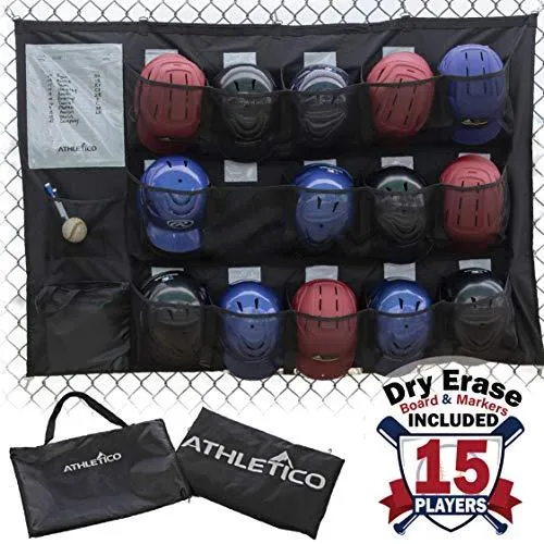 Athletico 15 Player Baseball Dugout Organizer