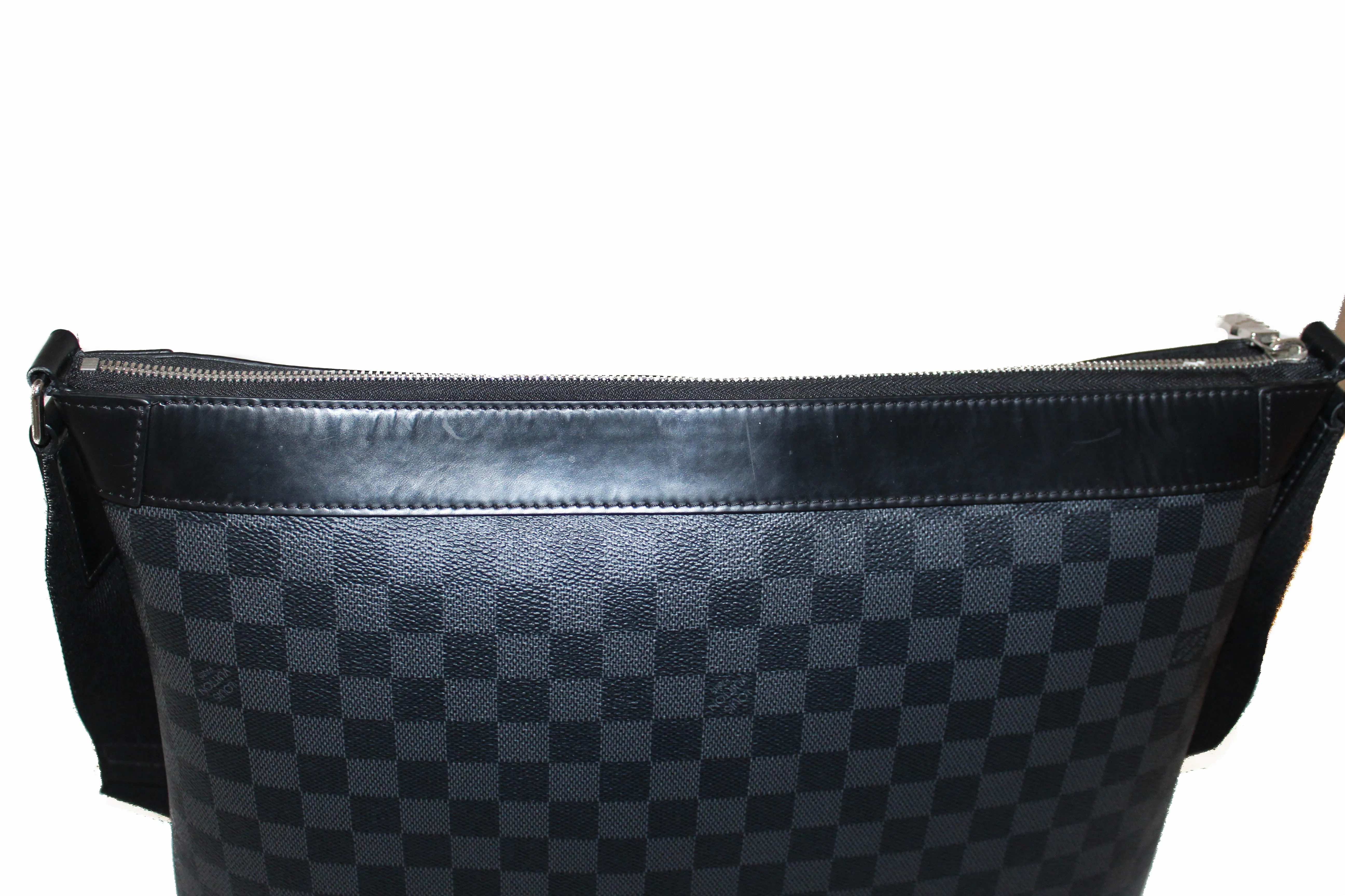 Authentic Louis Vuitton Damier Graphite Mick MM Messenger Bag