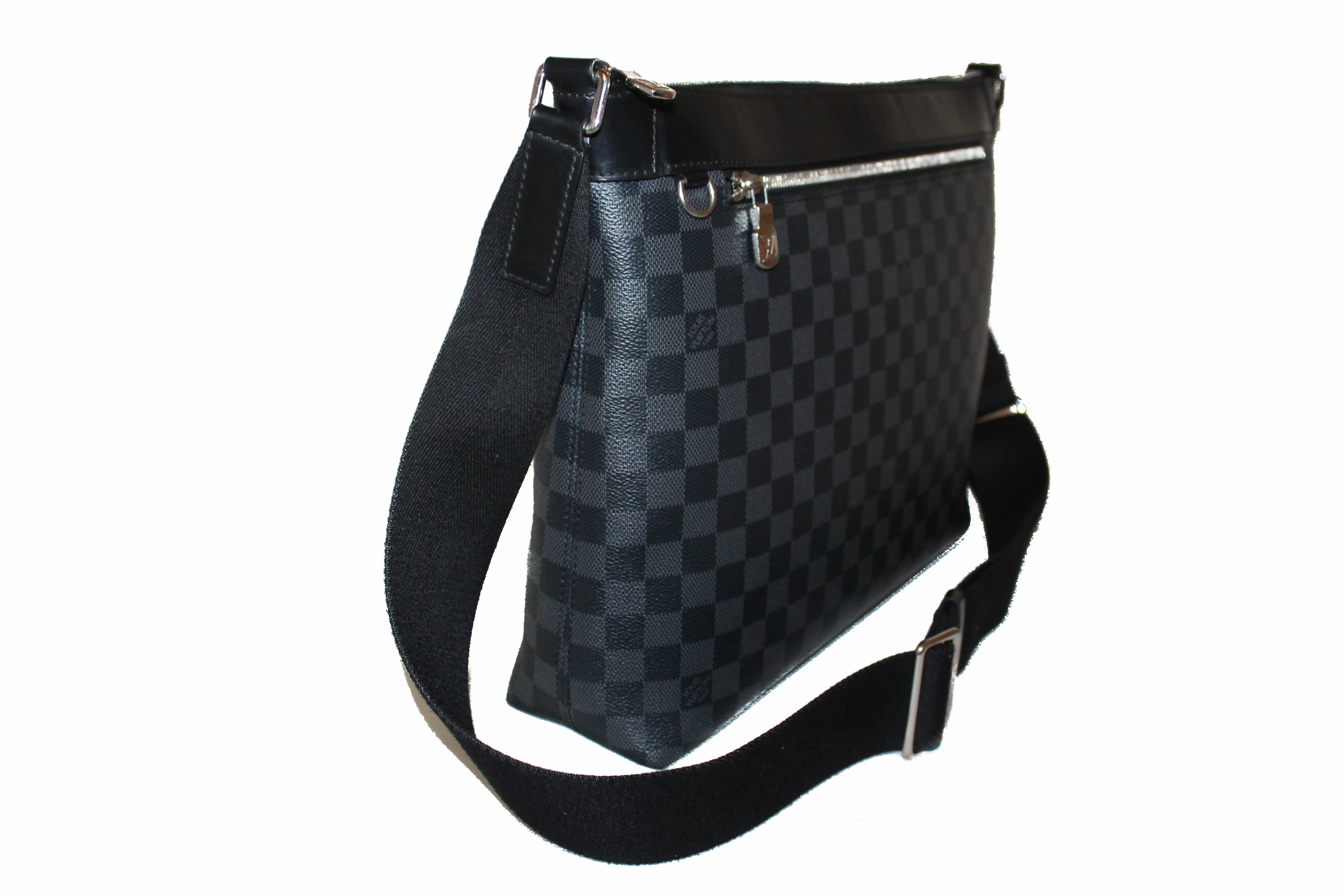 Authentic Louis Vuitton Damier Graphite Mick MM Messenger Bag