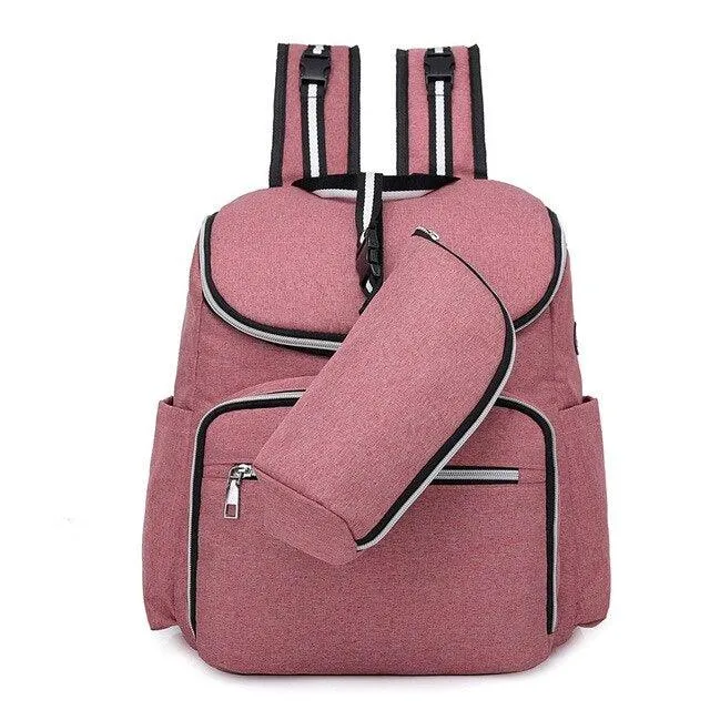 Baby Diaper Backpack XY20090002A - Pink