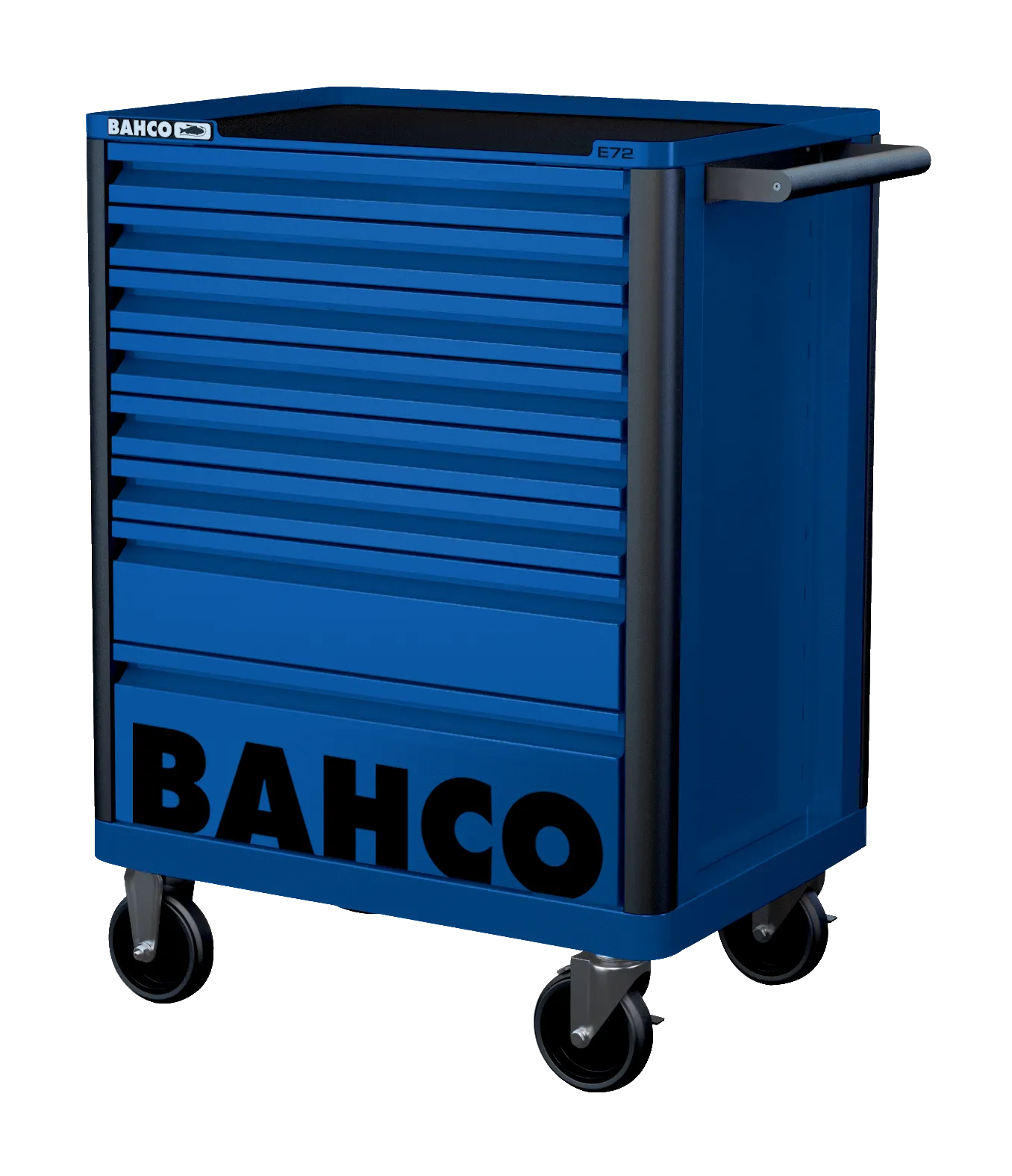 Bahco 1472K8BLUE E72 8 Drawer Blue Mobile Roller Cabinet