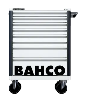 Bahco 1472K8WHITE E72 8 Drawer White Mobile Roller Cabinet