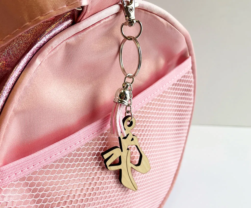 Ballet Slippers Maple Keychain