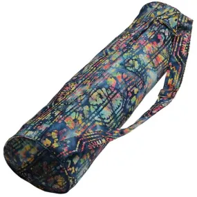 Batik Yoga Mat Bag - Blue