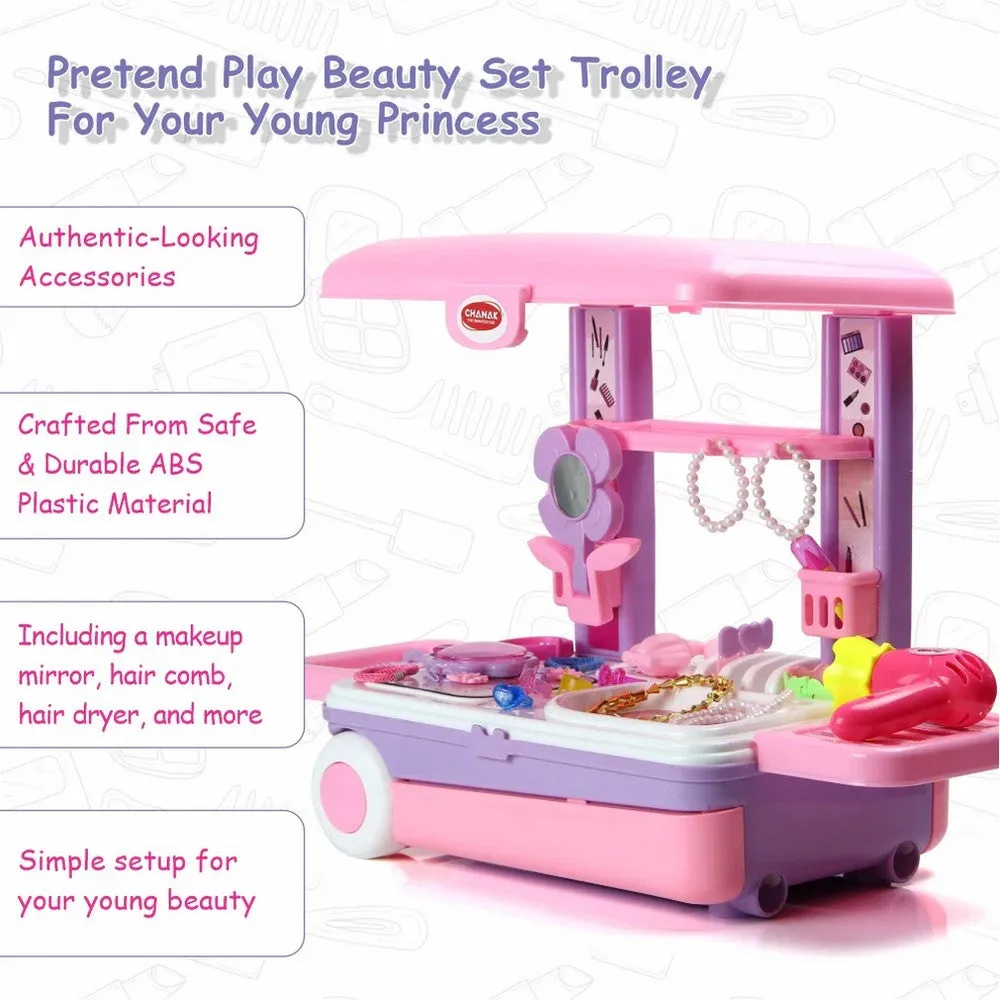 Beauty Set Suitcase Trolley