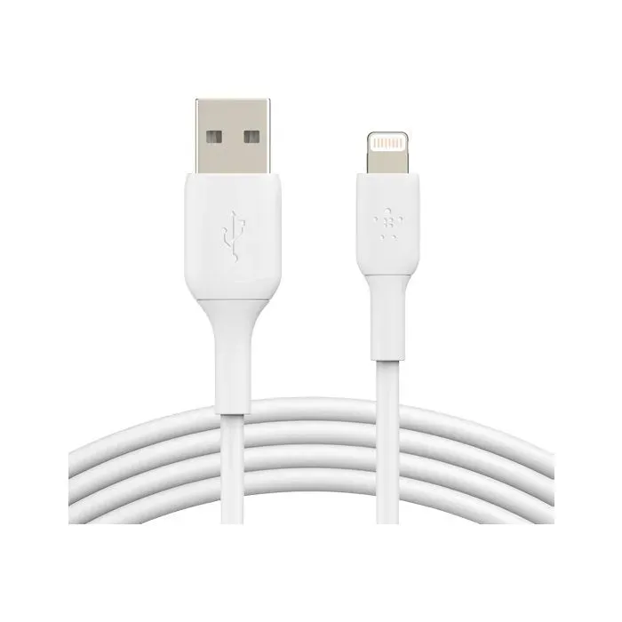 Belkin BoostCharge Lightning to USB-A Cable 3M - White