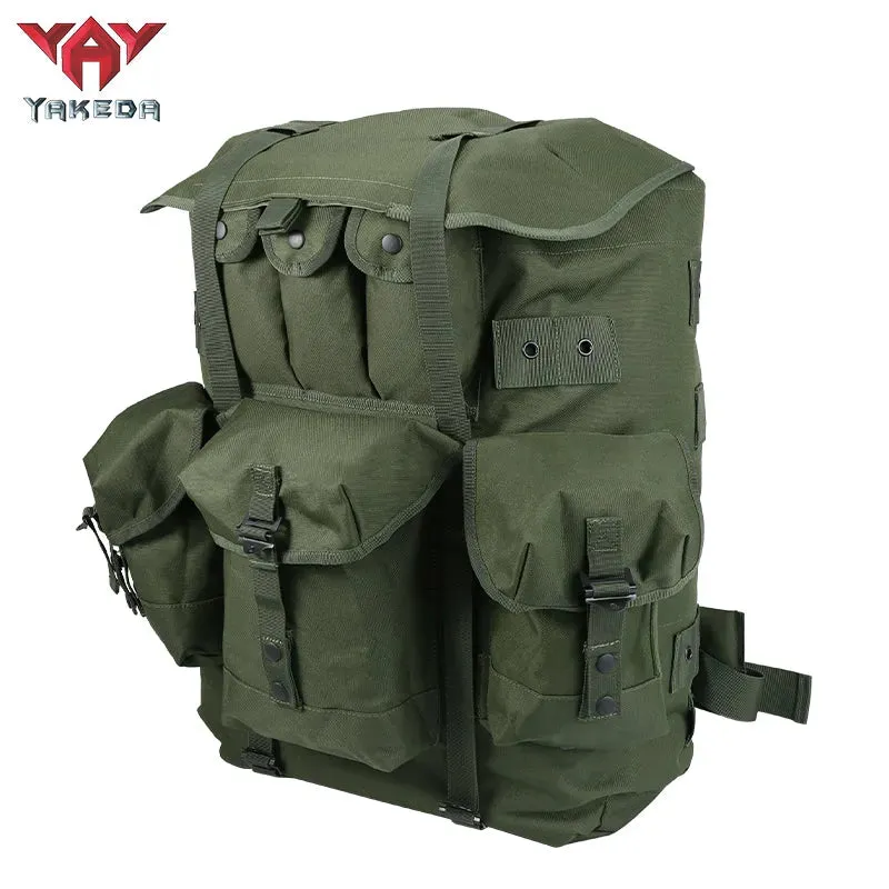 BK-5066 YAKEDA Olive Monotone Operator Green Backpack Combat Field Tactical Alice Rucksack