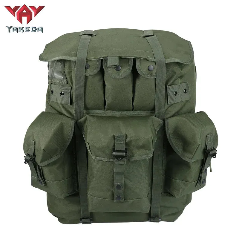 BK-5066 YAKEDA Olive Monotone Operator Green Backpack Combat Field Tactical Alice Rucksack