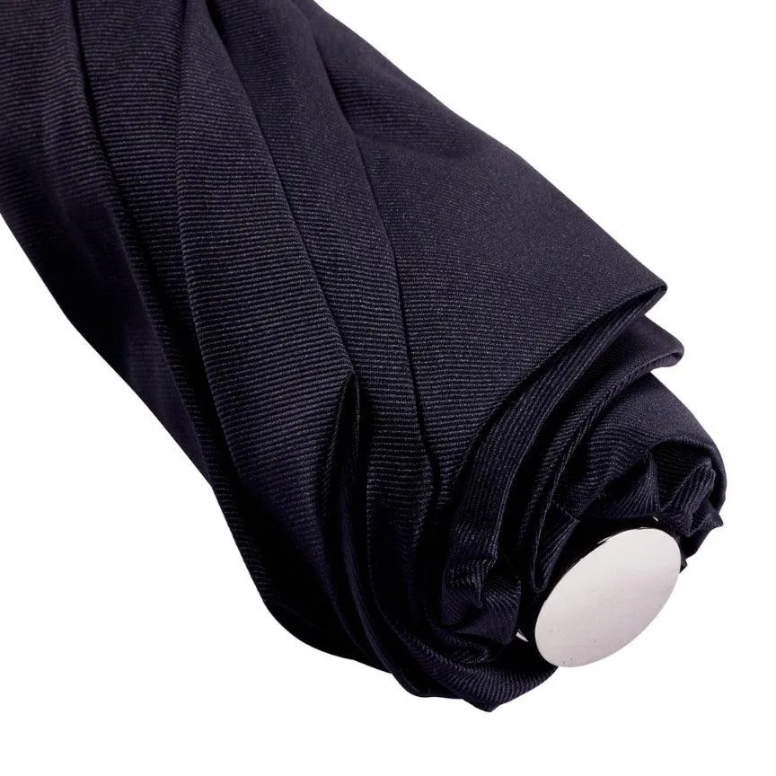 Black Alligator Travel Umbrella with Black Canopy