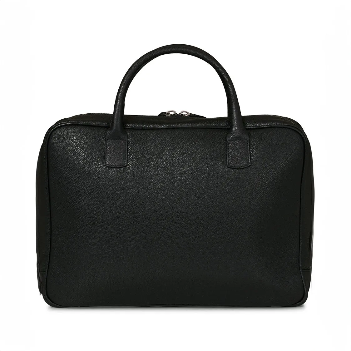 Black Full-Grain Calf Leather Briefcase - Anderson's