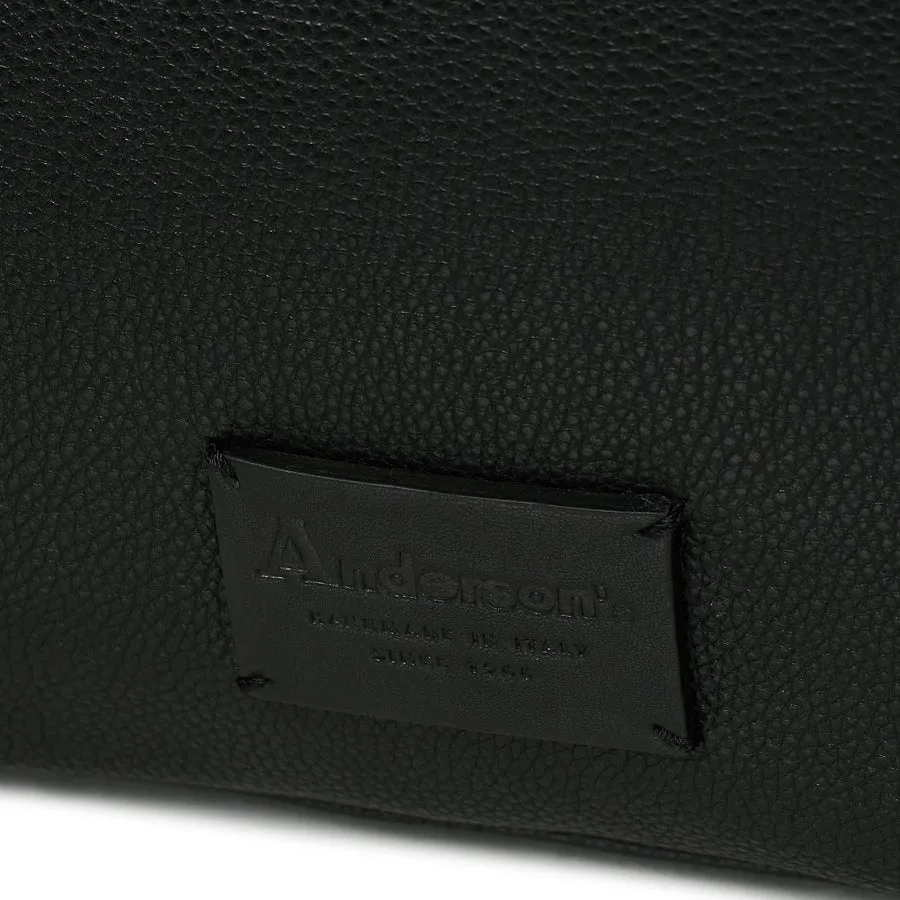 Black Full-Grain Calf Leather Briefcase - Anderson's