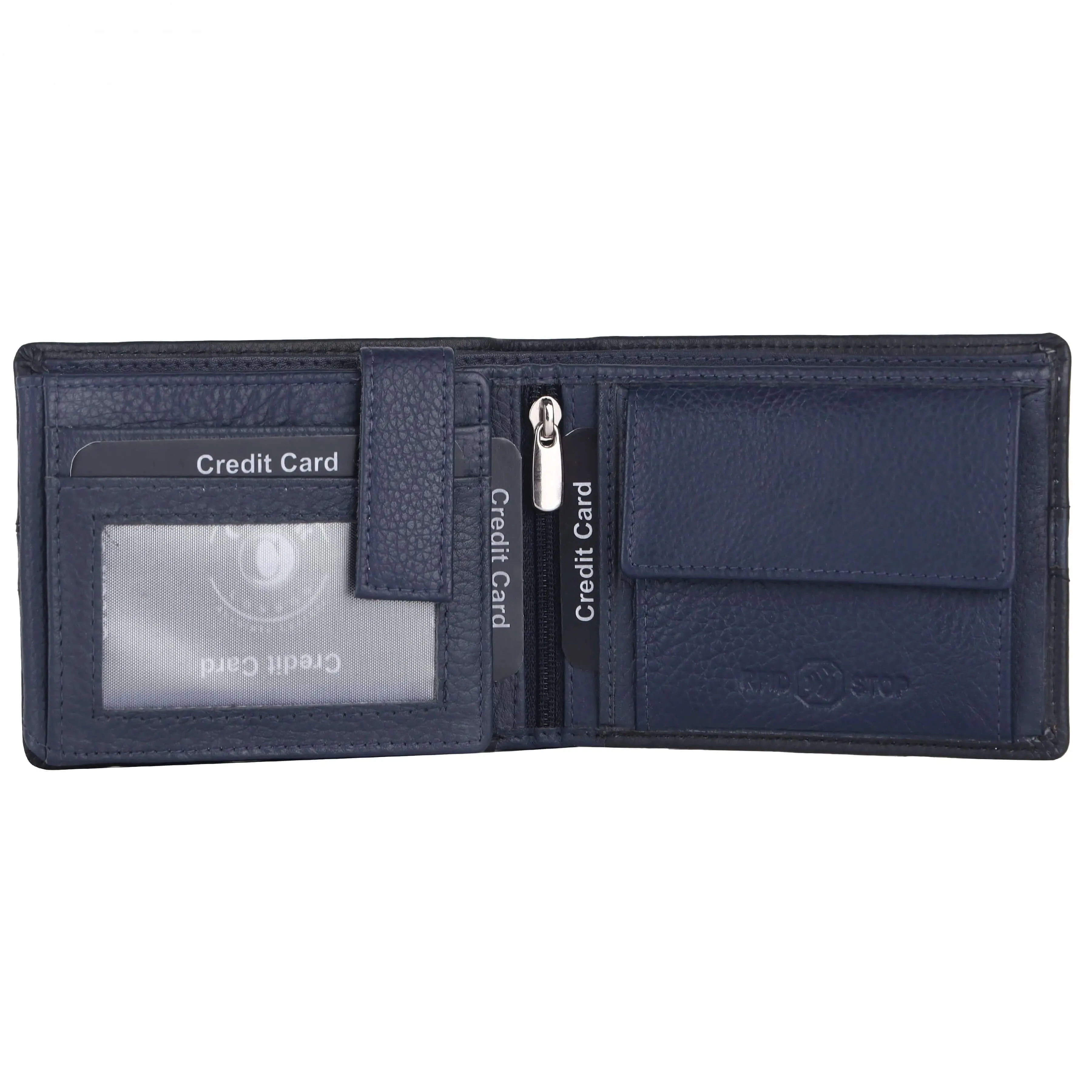 Black RFID Bifold Wallet for Men: Secure and Stylish