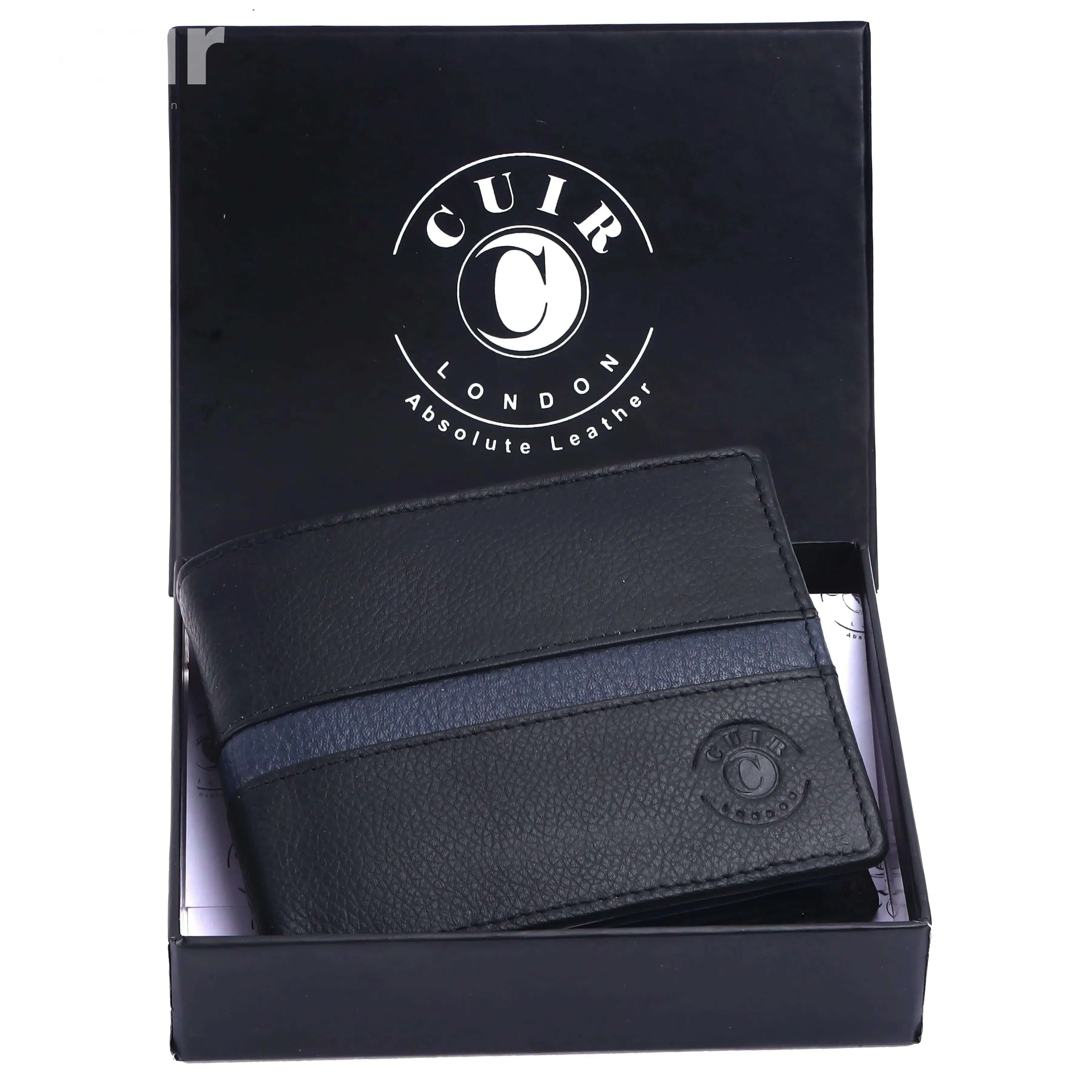 Black RFID Bifold Wallet for Men: Secure and Stylish