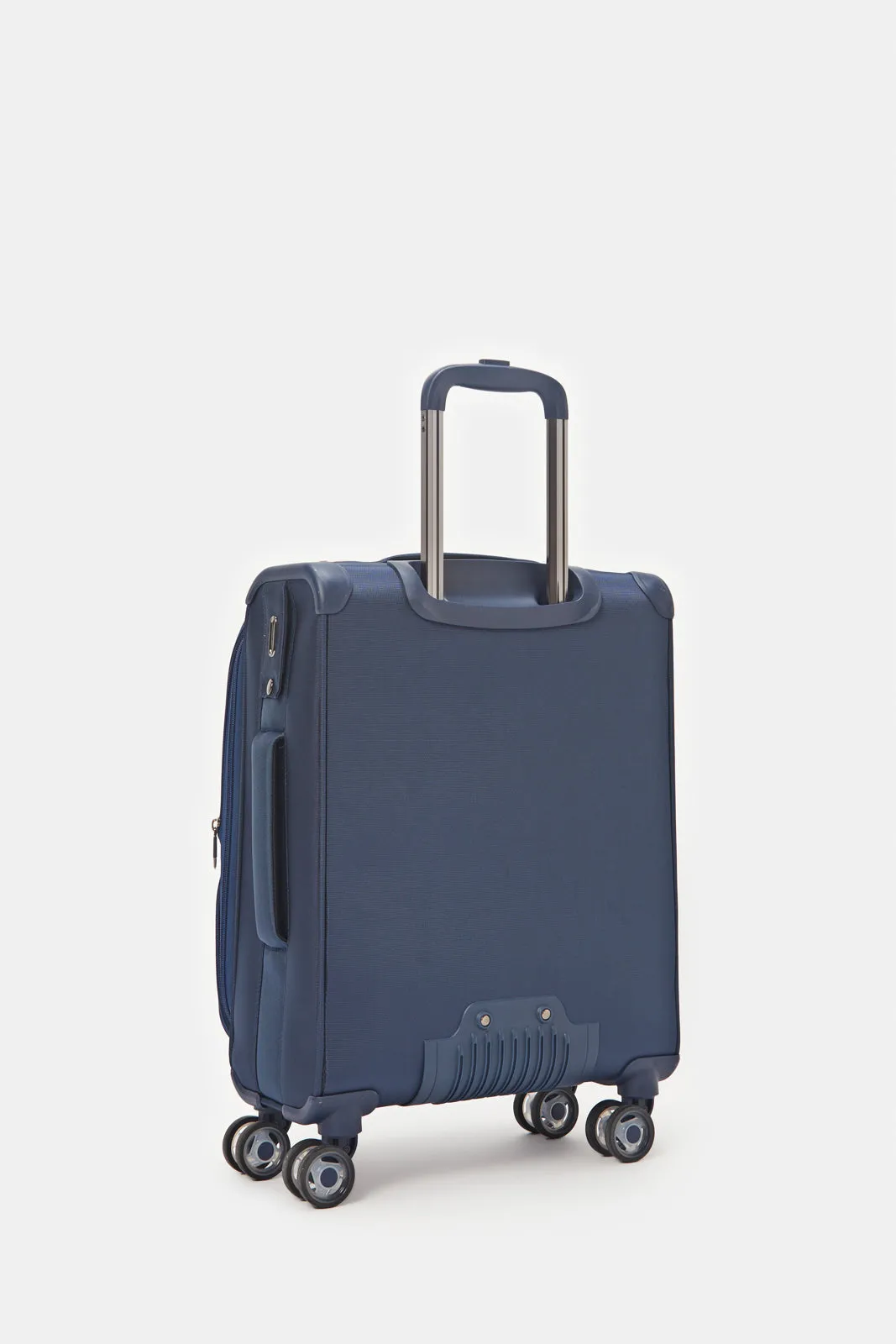 Blue Soft Trolley Luggage (20 Inch)