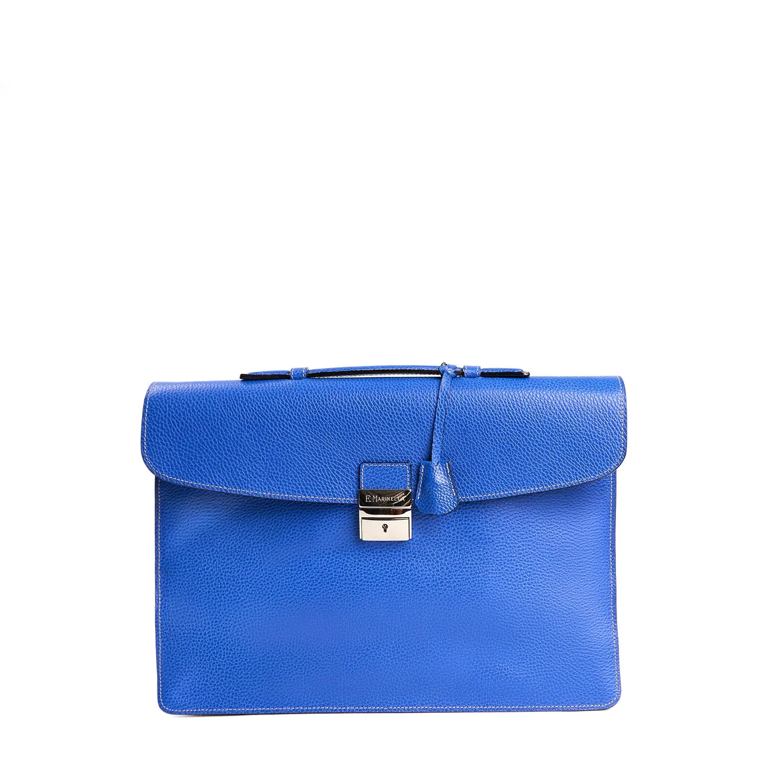 BLUETTE HAMMERED LEATHER BRIEFCASE