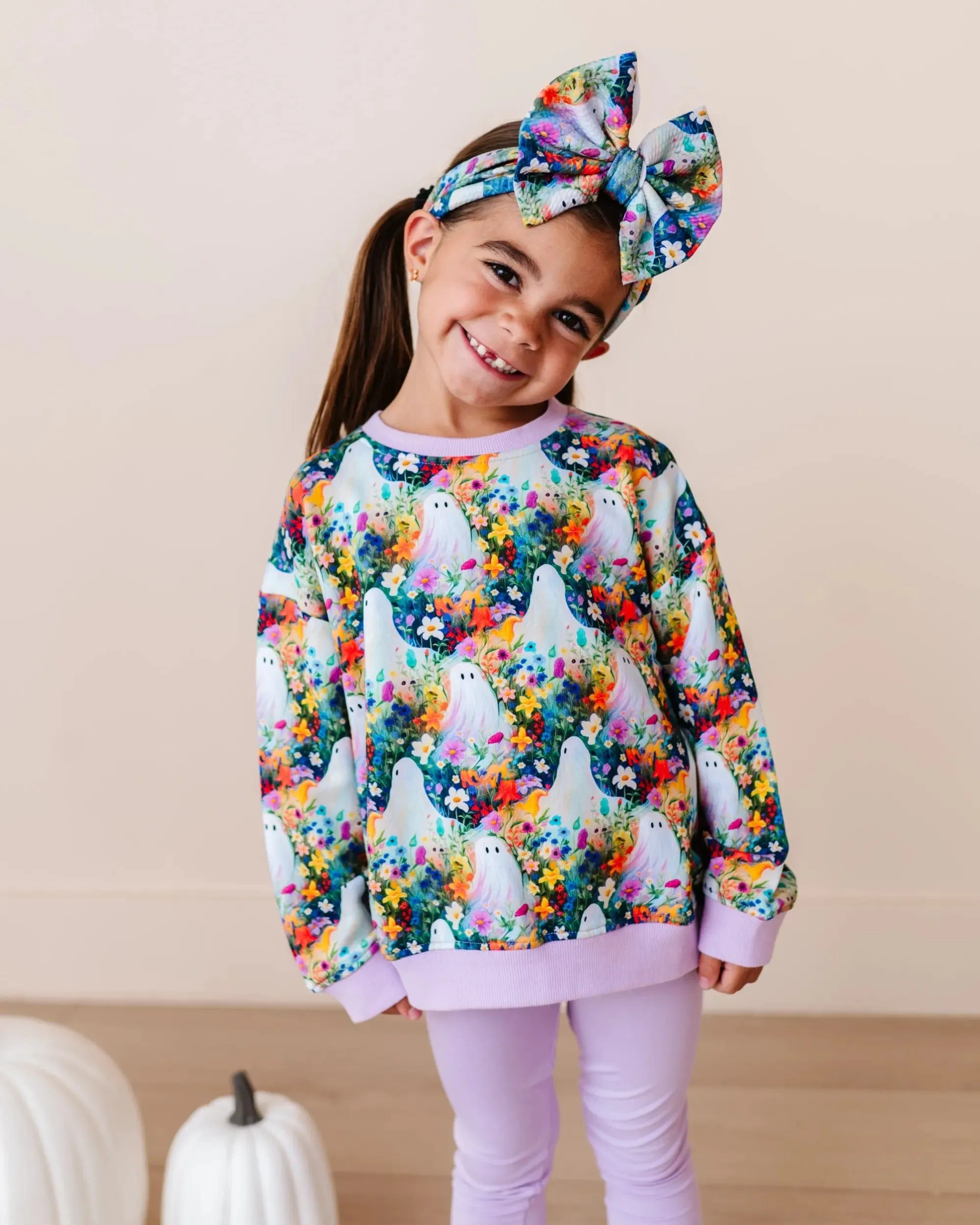 Boo-tiful Blooms Sweatshirt   Leggings