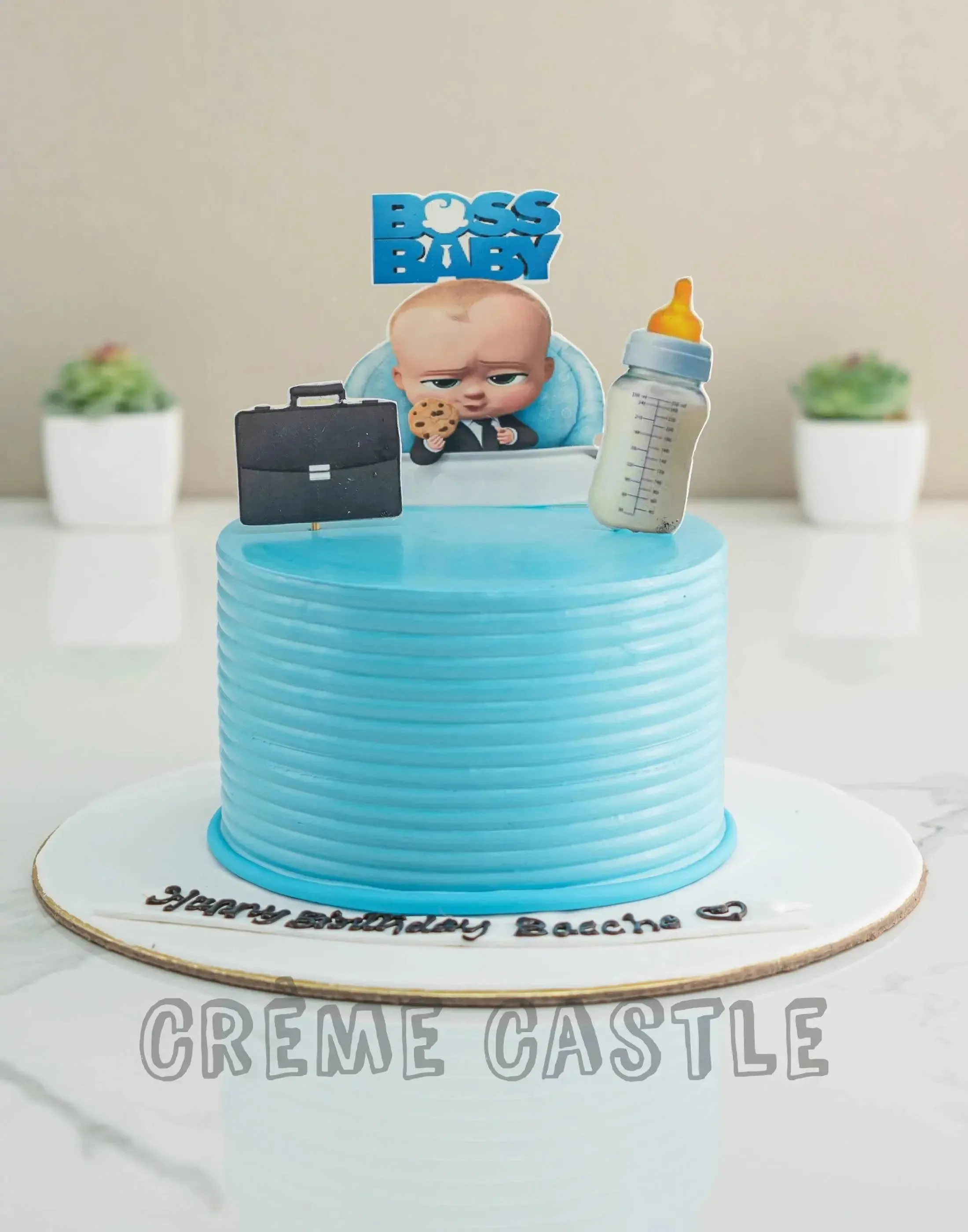 Boss Baby and Briefcase Cake