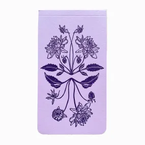 Botanical pattern jotter notepad