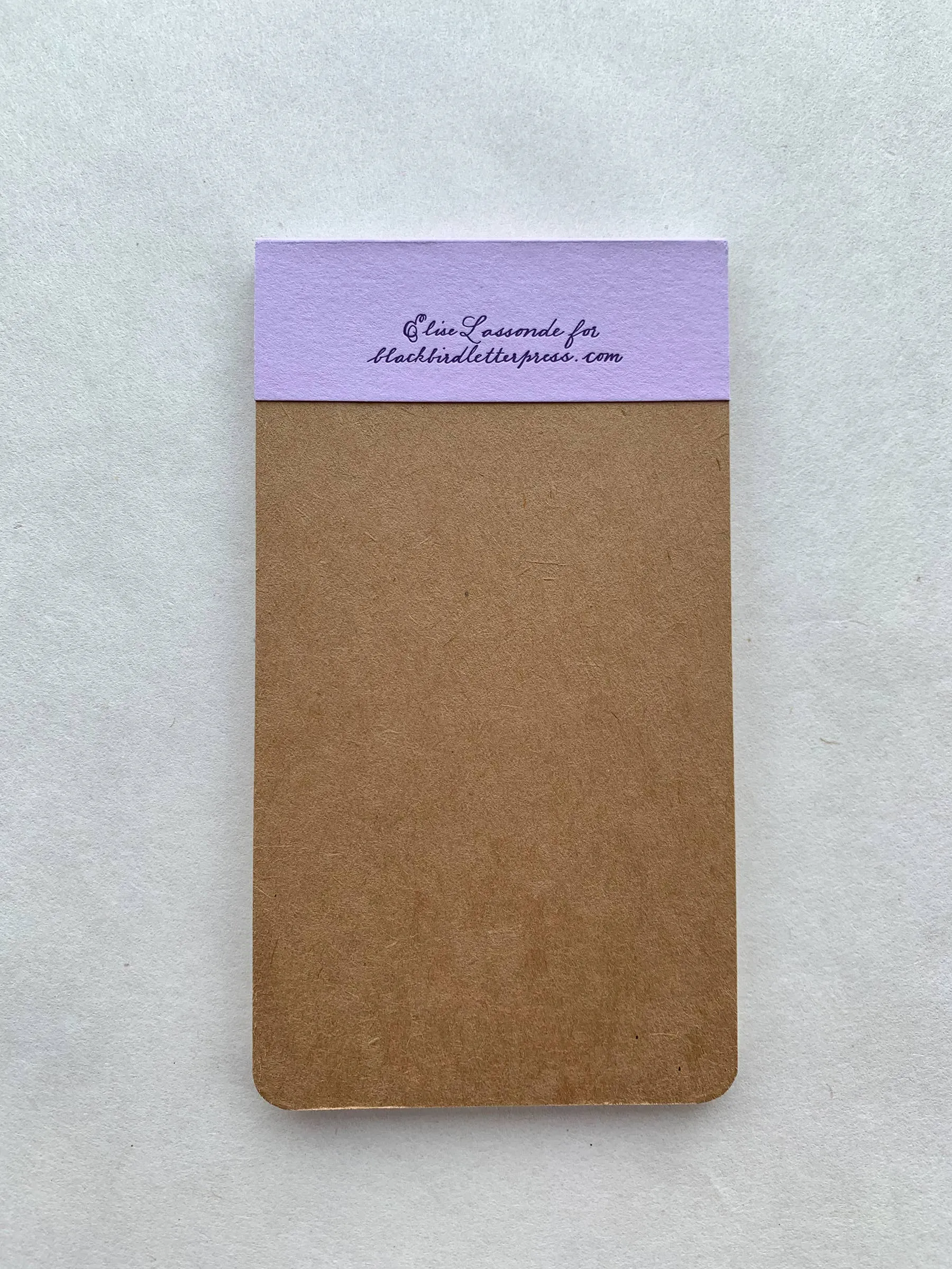 Botanical pattern jotter notepad